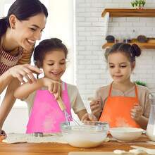 4/8/12pcs Bright Color Painting Aprons, Random Colors, Non-Woven Fabric & Polyester Material, Suitable For Teens And Artists, Vibrant Woven Style, Ideal For Classroom, Kitchen, Community Events, Parties, Crafts And Painting Activities - Non-woven Apron - View 4