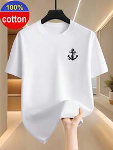 Men Outdoor Tees & Tanks - 白色 - 查看 1