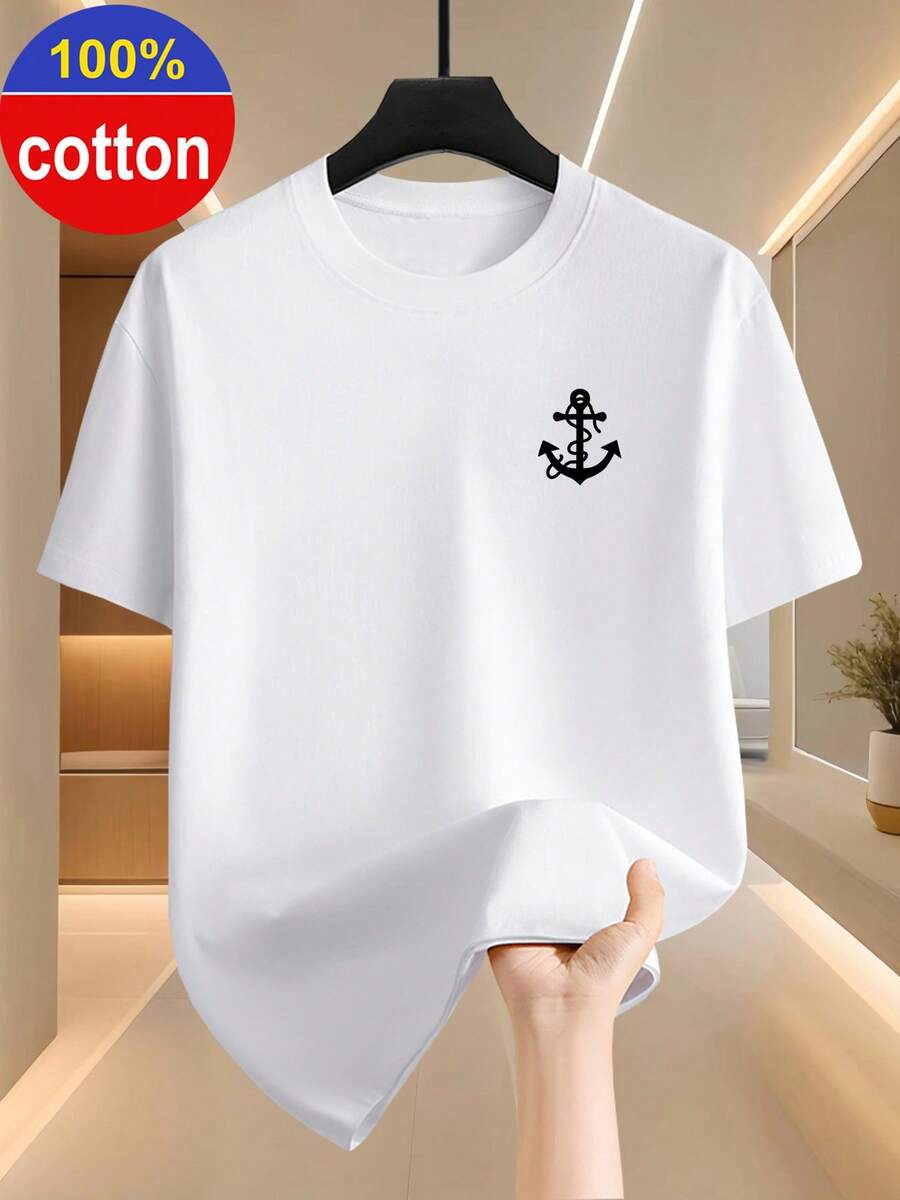 Men Outdoor Tees & Tanks - 白色 - 查看 1
