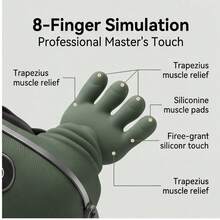 Portable Massager With 3 Modes And 2 Temperature Settings, Suitable For Neck, Shoulder, Back And Legs, Durable Plastic Massager, USB Rechargeable, Perfect For Office Use, Perfect Gift For Parents, Electric Acupressure Massager - Multicolor - View 7