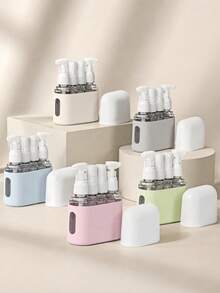 Travel Dispenser Bottle Set, Pump Dispenser Bottle 2pcs/3pcs/4pcs, Cosmetic Dispenser Bottle Set, Travel ConTrainers - Multicolor - View 4