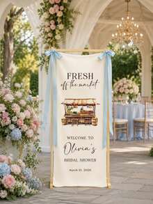 Custom Wedding Welcome Sign, Wedding Fabric Welcome Banner, Modern Wedding Welcome Banner, Fabric Sign Custom Wedding Banner, Bohemian Wedding, Bridal Shower Sign Personalized Name Custom Wedding Sign, Custom Minimalist Welcome Sign, Fabric Welcome Sign, Wedding Decor, Custom Fabric Wedding Sign, Personalized Party Decor, Minimalist Sign, Fabric Sign, Wedding Welcome Sign - Multicolor - View 9