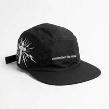 BONE FIVE PANEL ORI ALL BLACK PRETO PROMOTION - 黑十字 - 查看 3