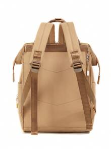 1 Pieza Bolsa Multiusos para Mamá, Bolso de Gran Capacidad y Mochila. Esencial Unisex para Uso Diario, Compras y Viajes. - Marrón - View 5