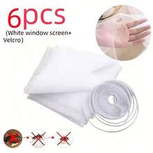Self-Adhesive Window Screen - Window Mesh Curtain, Mosquito & Insect Barrier, Suitable For Windows, Kitchen Doors, Home Use, Easy Installation & Removable, Breathable, Dust-Proof Window Mesh, Customizable - A - View 22