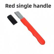 Portable Knife Sharpener, Multi-Function Outdoor Garden Scissors Dual-Use Sharpening Tool, Handheld Quick Blade Sharpener - One Red and One Black [two In Total] - View 10