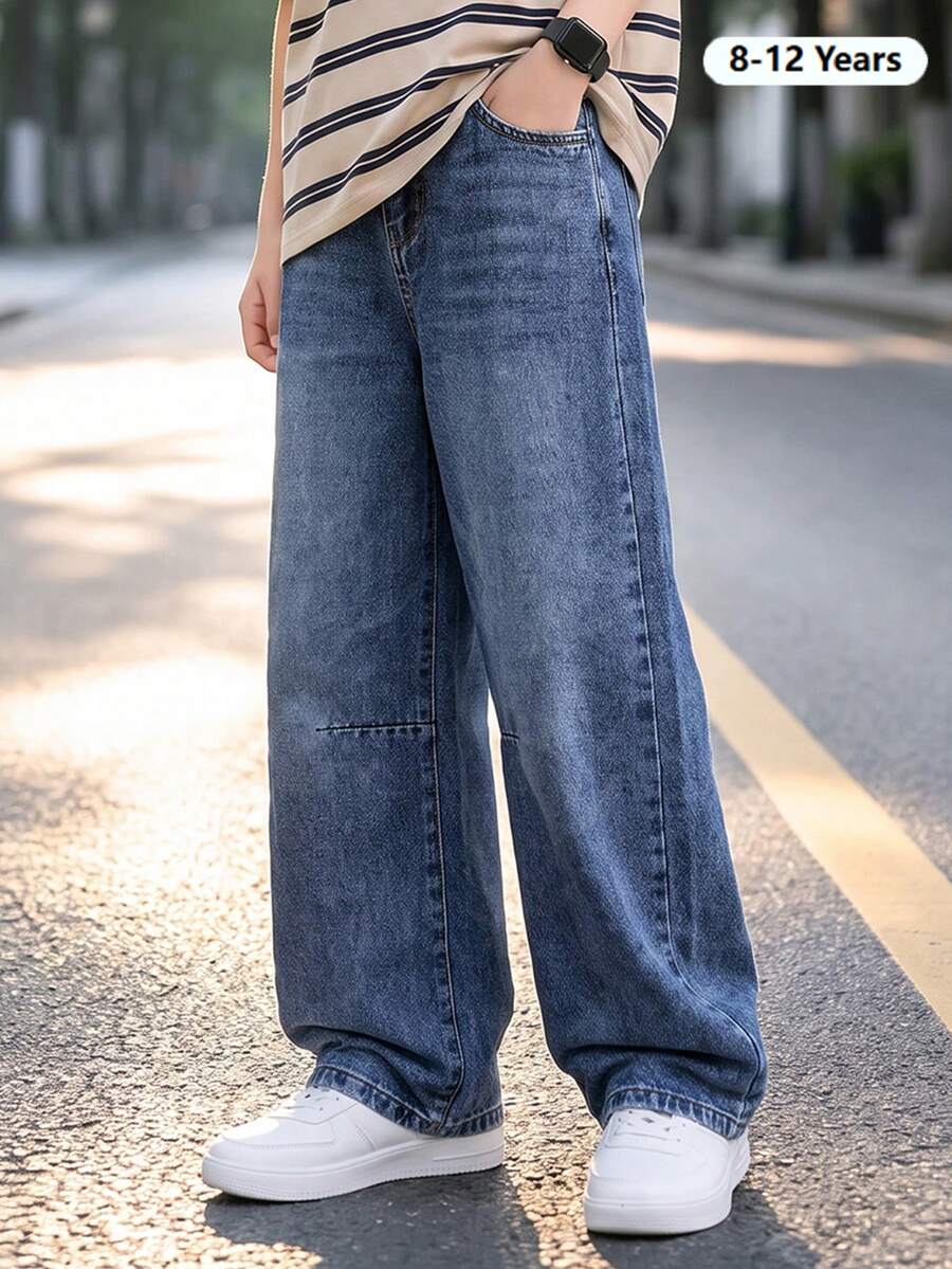 Boys' Fashion Denim Long Pants, Spring/Autumn/Winter New Style For Older Children