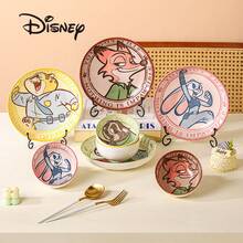 Disney Co-Branded Ceramic Bowl And Plate Set, Home Dining Plates, Creative Cartoon Tableware, Microwave - Multicolor - View 2