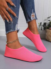 Couples Beach Shoes Non-Slip Breathable Outdoor Water Shoes Swimming Diving Shoes Quick-Drying Soft Sole Creek Shoes For Men - Pink - View 6