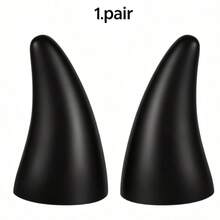 1 Pair 3D Black Devil Horn Car Stickers, Self-Adhesive Waterproof Vehicle Horn Decoration Accessories, Suitable For Halloween Party Decor - Multicolor - View 12