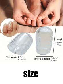50pcs, Toe Protection Covers - Breathable Unisex Design. Featuring Fine Breathable Holes And Soft Silicone Material, Providing Anti-Slip Support. Effectively Relieves Pressure Pain From Tight Athletic Shoes, Prevents Blisters From High Heels, And Avoids Friction-Related Injuries During Exercise. This Practical Home Protection Set Requires No Complicated Installation, Is Easy To Clean, And Reusable - Multicolor - View 6