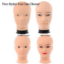 Mannequin Head Wig Stand With Adjustable Wig Tripod Stand Holder For Wigs Making Display Cosmetology Supplies Hairdressing Head - View 2