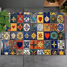 1pc Pattern Printed Diatomaceous Earth Kitchen Mat, Absorbent Kitchen Floor Mat, Kitchen Rug, Sink Front Mat, Suitable For Kitchen, Bathroom, Entryway, Hallway, Laundry Room And Home Decor - Multicolor - View 6