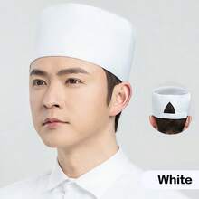 1pc Multi-Color & Multi-Style Unisex Chef Hat, Washable Professional Catering Service Headwear, Non-Elastic, Suitable For Cooking And Other Occupations - Multicolor - View 10