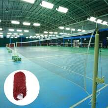 Indoor Standard Competition Badminton Net 240.16" X 29.92" Professional Competitive Specification Tight Mesh Anti-Snag Wear-Resistant Tear-Resistant Home Indoor Training Badminton Equipment Outdoor Universal Leisure Sports Net Backyard Lawn Entertainment Beach Seaside Multi-Person Family Interaction Team Building Fitness Equipment Adult Student Amateur Training Competition Standard Position Practice Badminton Replacement Net Lightweight Easy Storage Portable Sports Accessory All-Season Indoor/Outdoor Professional Badminton Training Prop Durable Waterproof Sports Ball Net - Multicolor - View 9