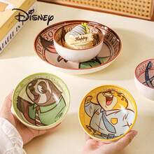 Disney Co-Branded Ceramic Bowl And Plate Set, Home Dining Plates, Creative Cartoon Tableware, Microwave - Multicolor - View 4