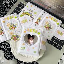 1pc Cute Cartoon Animal Card Holder, Polka Dot Animal Star Photo Card Sleeve, K-Pop Animal Themed Photo Album, Idol Photo Card Storage, YOUCHENGYOUPIN, PU Material, Suitable For 3-3.5 Inch Photo Cards, Mini Photo Cards, Korean Idol Album Photocards, Anime Game Merchandise Photocards And Other Collections,Card Holder - Card Pack - View 4