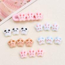 10/30/50pcs Cute Mini Shiny Resin Music Notes, Multi-Color, Flat Back Suitable For DIY Scrapbooking And Jewelry Crafts, Resin, Colorful, Scrapbooking, Jewelry Making, Handicrafts - Random Colors - Multicolor - View 14