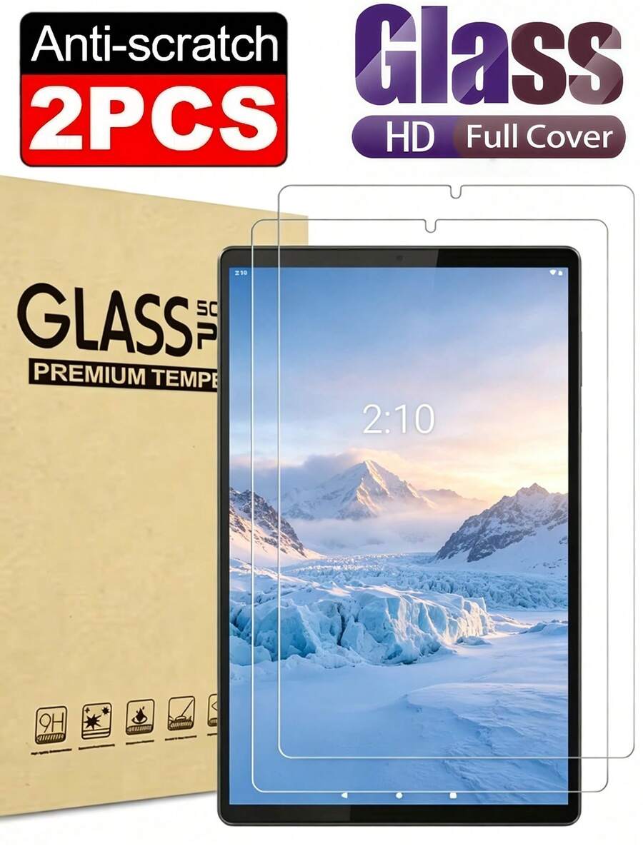 2片裝高畫質鋼化玻璃平板螢幕保護貼，相容 Galaxy Tab S11 S10 FE S11 A11 A11+ 11吋 12.4吋 / 相容 iPad Air Pro 5代/6代/7代/8代/9代/10代/11代/12代 2025 2024 2026 11吋 13吋 / 相容小米 / 相容華為 MatePad / 榮耀平板，適用辦公與繪圖，9H 硬度防爆耐刮無氣泡自動吸附保護膜