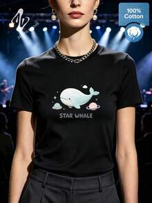 Women T-Shirts - 黑色 - 查看 3
