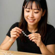 (エスネット) 二つ穴 クリスタル ビーズ シャンデリア 八角 14ｍｍ 手芸 ビジュー パーツ リング 付 のれん サンキャッチャー セット SN - 256 - CT カーテン テーブル（クリア 100個） - クリア1000 + 14mm - チェックする 4