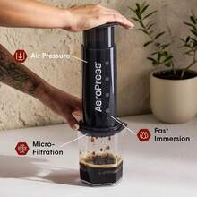 Original XL Coffee Press, All-In-One Large French Press, Pour-Over &Amp; Espresso Style Manual Brewer, 2 Min Brew For Less Bitterness, More Flavor, Portable Coffee Maker, Travel &Amp; Camping - ColorD - View 2