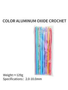 12pcs/Set Random Color Crochet Hooks, Handmade DIY Knitting Tools - Multicolor - View 10