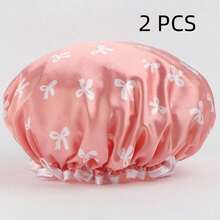 2pcs Heating Cap, Suitable For Deep Conditioning, Home And Salon Use, Hair Dyeing And Hot Oil Treatment Tool - Multicolor - View 6