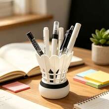 3D Printed Badminton Racket Pen Holder Decorative Sculpture, Exquisite Craftsmanship Desktop Decoration Storage - View 5