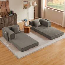 Futon - Grigio - Visualizzare 7