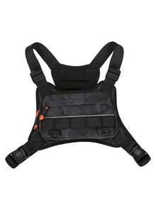 Multi-Color Option Functional Chest Rig Bag Waterproof Nylon Chest Harness Bag Hip Hop Street Front Chest Bag For Men Women,Gym Bag - Multicolor - View 10