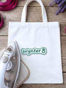 Custom Embroidered Name Patches, Wedding Design, Iron-On/Sew-On Fabric Tags, For Gift Bags, DIY Clothing Decoration, Fabric Crafts Accessories - Multicolor - View 5