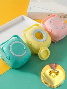 2/1pc Soft Silicone Bath Brush, Gentle Exfoliating Massage - Also Functions As Home Bath Tool, Storage Bag, Organizer, Storage Box, And Hair Clip - Multicolor - View 11