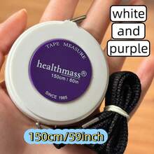 1.5m Automatic Retractable Soft Measuring Tape With Lanyard, Portable Tailor Tape Measure For Body Measurements, Waist And Clothing, Household Use - B - View 6