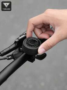 TOSUOD Mini Sonnette de Vélo Rotative en Forme de Pneu, Klaxon de Vélo Créatif et Personnalisé Décoratif, Design Compact et Portable Amusant en Forme de Pneu, Installation Facile avec un Son Clair, Sonnette d'Avertissement Universelle pour Vélos de Montagne, Accessoire de Cyclisme Personnalisé - Multicolore - Voir 6