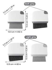 1pc Window Gap Cleaning Brush, Suitable For Cleaning Door Tracks, Window Tracks, Window Frames, Window Gaps And Other Small Crevices, Kitchen Cleaning Tool - Multicolor - View 3