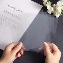 H&Amp;W Fuse Bead Iron Paper, Transparent Plastic Ironing Sheet, 20PCS (WA16-D1) - ColorA - View 5