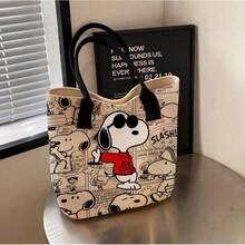 SNOOPY 1件防水化妝包，旅行化妝收納袋，返校/生日/節日禮物 - 彩色 - 查看 1