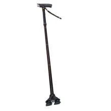 Foldable Walking Cane With Articulated Base, 4-Point Support, And LED Light - View 3