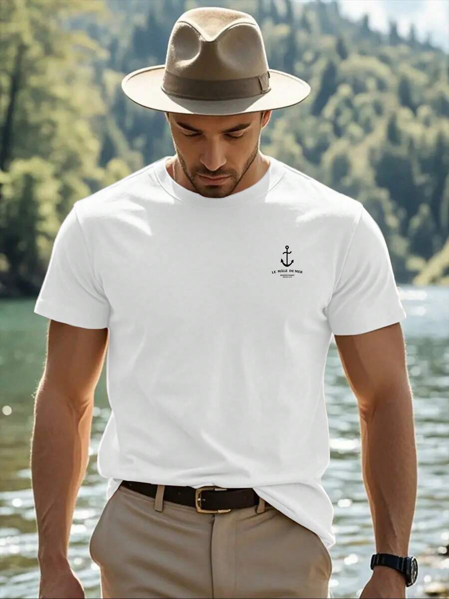 Men Outdoor Tees & Tanks - White - View 1