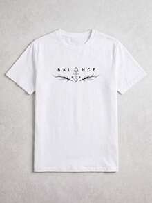 Printed Men's Round Neck-Shirt, Made Of Cotton, Casual And Versatile Spring And Summer. Hot Item. - 白色 - 查看 4