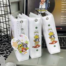 1pc Cute Cartoon Animal Card Holder, Polka Dot Animal Star Photo Card Sleeve, K-Pop Animal Themed Photo Album, Idol Photo Card Storage, YOUCHENGYOUPIN, PU Material, Suitable For 3-3.5 Inch Photo Cards, Mini Photo Cards, Korean Idol Album Photocards, Anime Game Merchandise Photocards And Other Collections,Card Holder - Card Pack - View 5