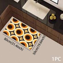 1pc Pattern Printed Long Runner Mat, Home Floor Mat, Doorway Entrance Mat, Indoor Entryway Mat, Bedroom Bedside Mat, Kitchen Mat, Kitchen Long Runner Mat, Suitable For Living Room, Laundry Room, Bathroom - Multicolor - View 11