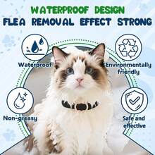 4 Pack Adjustable Cat Collars - Waterproof Lightweight Pet Collars With Soft Flexible Material, Comfortable Everyday Collar For Small, Medium &Amp; Large Cats - White - View 3