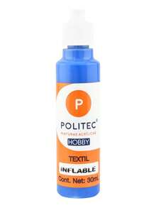 Pintura Inflable Textil Politec 6pz - Inflable 6 colores - Ver 5