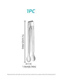 1/4/8/12Pcs Extended Long Handle Metal Sugar Tongs, Mirror Polished Stainless Steel Ice Cube Serving Tongs For Bar Coffee Tea Buffet Party Candy Serving - - - View 9