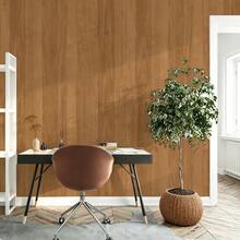 1 Roll Natural Oak Wood Grain Wallpaper, Light Brown Wood Grain Self-Adhesive Wall Sticker, Removable Minimalist Style Background Wall Decor, Suitable For Kitchen, Bedroom, Living Room, Cabinet, Wardrobe, Table And Other Furniture Renovation - TPH260627 - View 7