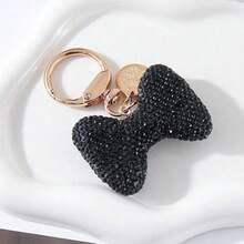 1 pieza Llavero con lazo de Disney nuevo con strass, lindo llavero para niñas, adorno para coche y bolso, regalo de fiesta con strass - Varios estilos - Ver 10