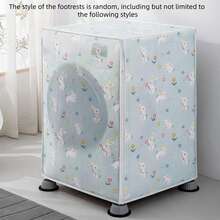 1pc Floral Pattern Washing Machine Cover - Universal Top Load Washer Dust Cover, Easy Clean Fabric, Decorative Floral Appliance Cover Suitable For Laundry Room, Home Decor, Pet Hair And Dust Protection (Fits Most Brands) - Multicolor - View 16