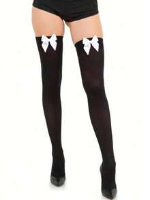 1 Pair Women's Velvet Over-The-Knee Thigh High Socks, Long Tube Socks, Non-Slip - Multicolor - View 8